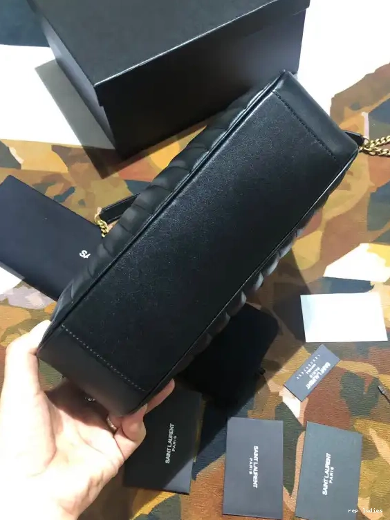 Repladies REP SMOOTH Y-QUILTED CAMERA YSL IN LEATHER JOAN BAG 0514